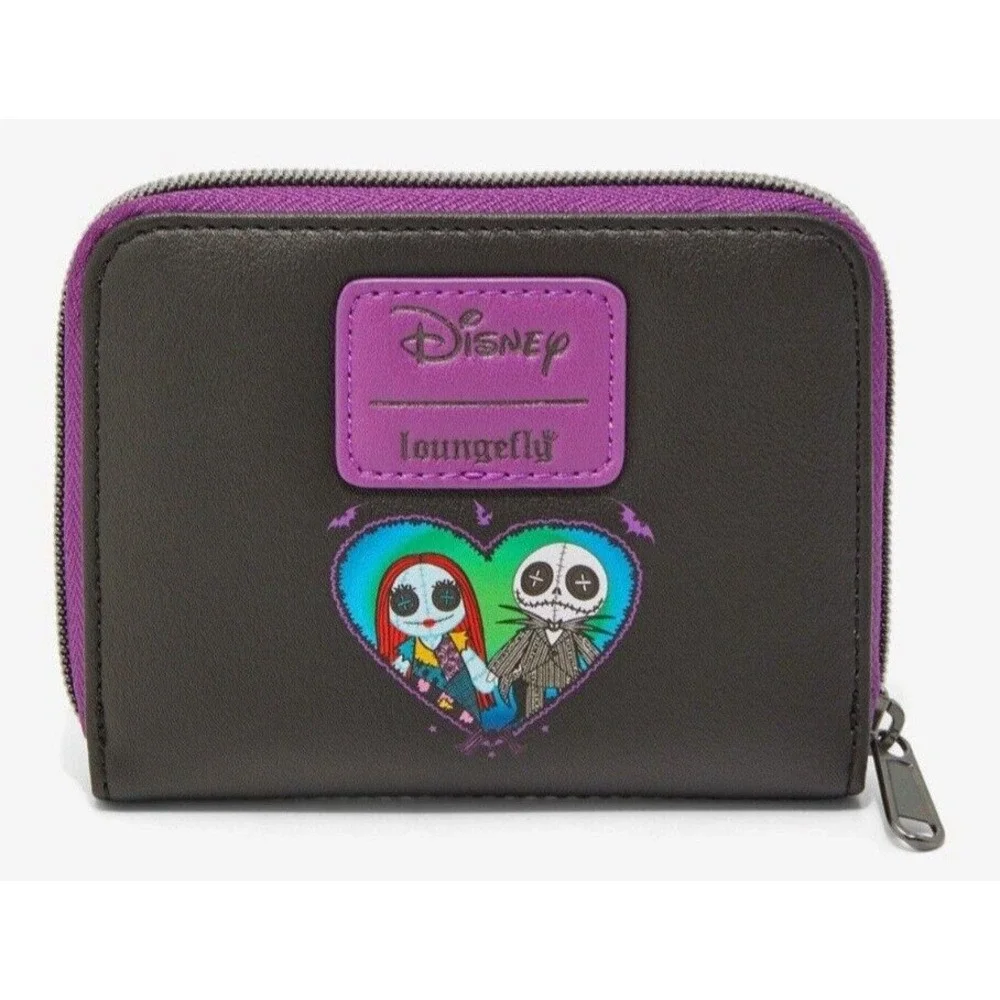 Loungefly The Nightmare Before Christmas Jack & Sally Doll Backpack & WALLET NWT